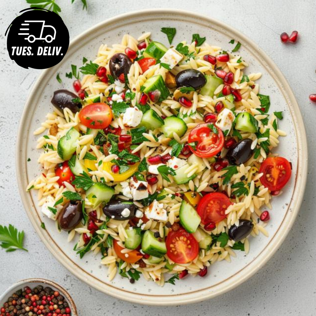 MEDITERRANEAN ORZO SALAD