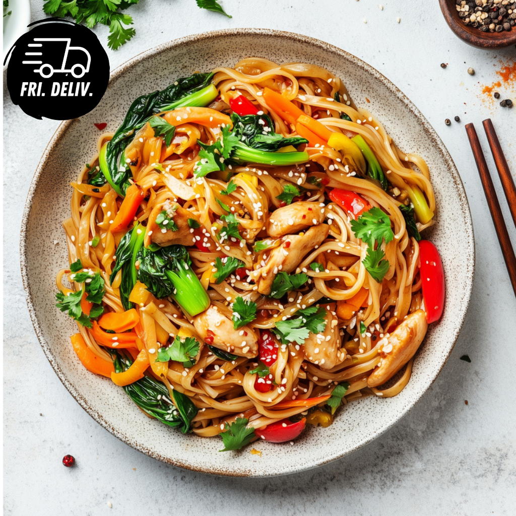 SHANGHAI CHICKEN NOODLE STIR FRY