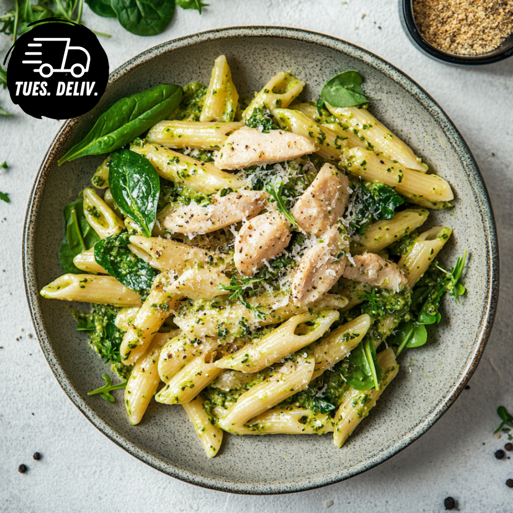 ZAATAR PESTO CHICKEN PENNE PASTA